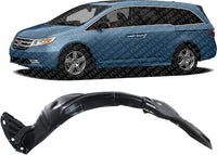 Front Fender Liner Left Driver Side Direct Replacement Compatible with 2011-2013 Honda Odyssey HO1248141 74151TK8A00