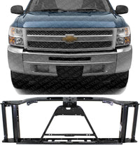 Front Radiator Support Assembly Steel Direct Replacement Compatible With 2010-2013 Chevrolet Silverado/GMC Sierra 1500 GM1225282 22765834