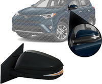 Front Mirror Manual Folding Heated Paintable Left Driver Side Direct Replacement Compatible With 2013-2018 Toyota RAV4 TO1320343 TO1320447 879400R190C0 8794042D30-PFM