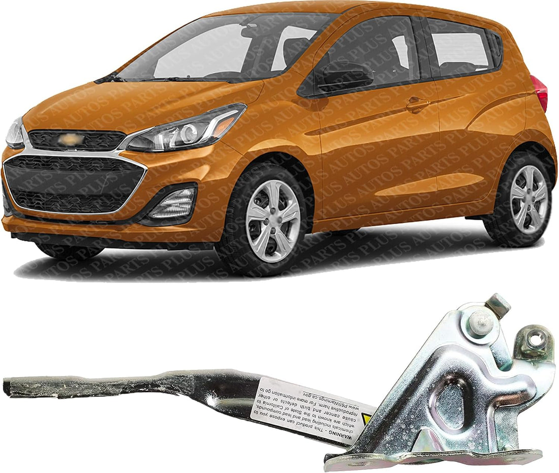 Front Hood Hinge Steel Left Driver Side Direct Replacement Compatible with 2016-2022 Chevrolet Spark GM1236218 42333403