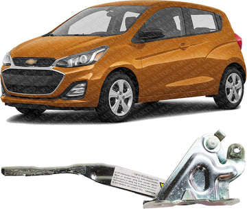 Front Hood Hinge Steel Left Driver Side Direct Replacement Compatible with 2016-2022 Chevrolet Spark GM1236218 42333403