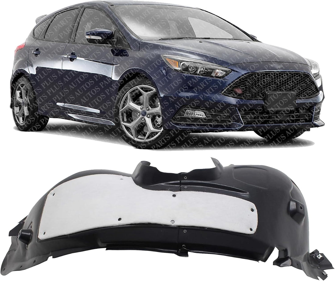 Front Fender Liner Right Passenger Side Direct Replacement Compatible With 2016-2018 Ford Focus FO1249182 G1EZ16102A