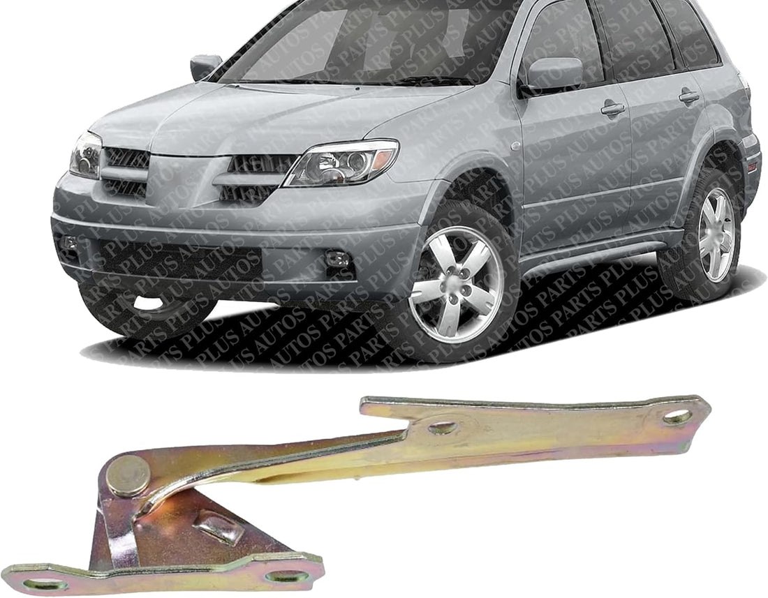 Front Hood Hing Steel Left Driver Side Direct Replacement Compatible With 1993-1994 Dodge Colt/Plymouth / 2003-2006 Mitsubishi Outlander MI1236101 MB866525