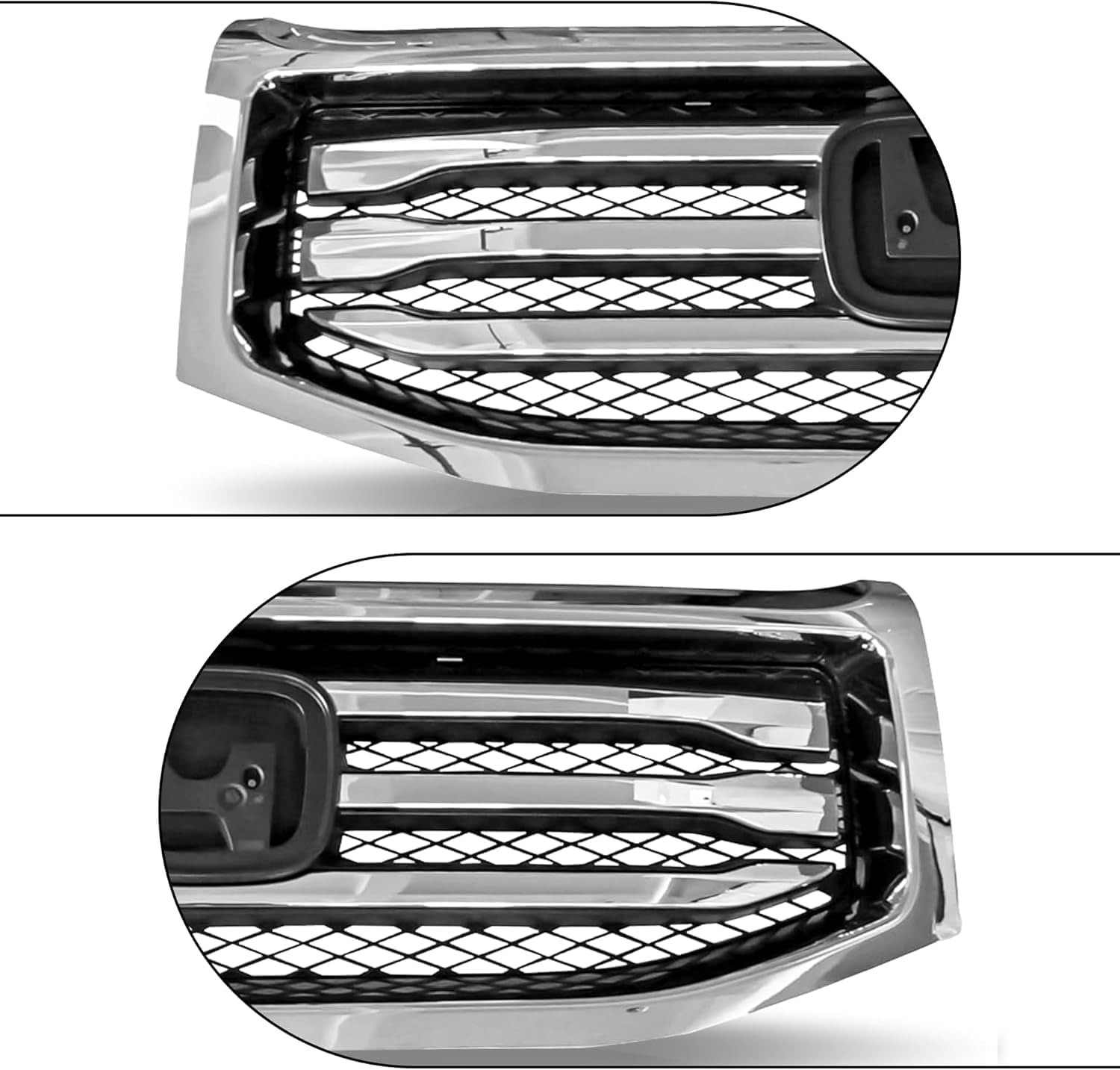 Front Bumper Primed + Lower & Upper Grille Textured Black Shell and Insert with Moldings + Lower Valance Direct Replacement Compatible with 2012-2015 Honda Pilot