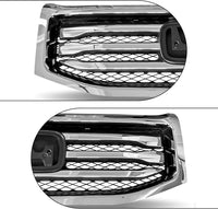 Front Bumper Primed + Lower & Upper Grille Textured Black Shell and Insert with Moldings + Lower Valance Direct Replacement Compatible with 2012-2015 Honda Pilot