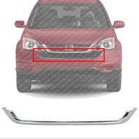 Front Lower Grille Trim Chrome Direct Replacement Compatible With 2010-2011 Honda CR-V HO1210131 71127SXSA01