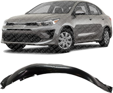 Front Fender Liner Left Driver Side Direct Replacement Compatible With 2018-2023 Kia Rio KI1248157 86811H9000