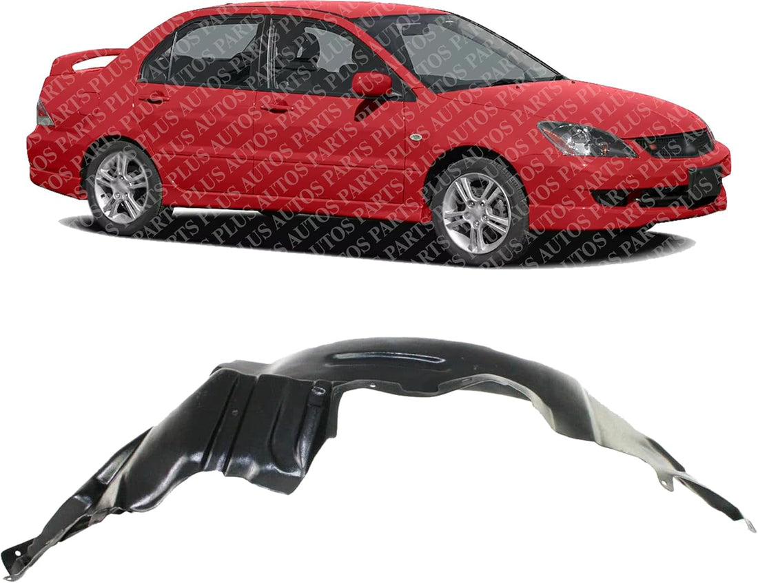 Front Fender Liner Right Passenger Side Direct Replacement Compatible with 2003-2006 Mitsubishi Lancer MI1251106 MR954175