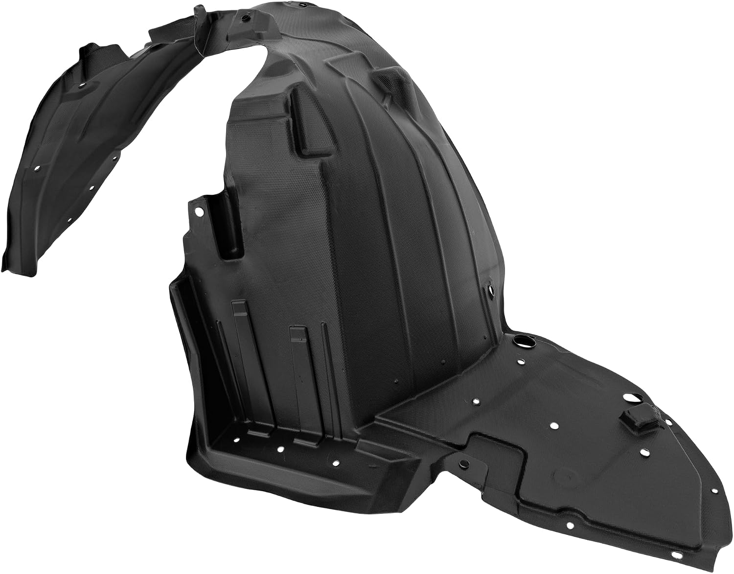 Front Fender Liner Left Driver Side Direct Replacement Compatible With 2015-2019 Nissan Versa NI1248139 638439KK0A-PFM