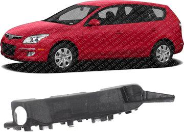 Front Bumper Bracket Left Driver Side Direct Replacement Compatible With 2011-2016 Hyundai Elantra / 2013-2014 Coupe HY1042107 865133X000