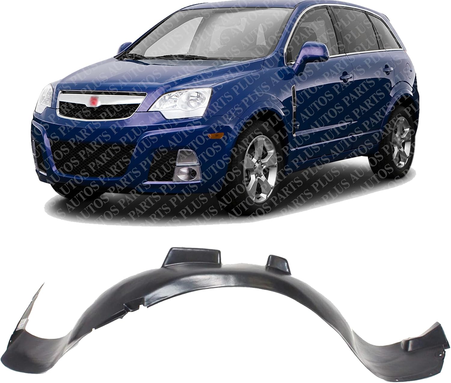 Front Fender Liner Left Driver Side Direct Replacement Compatible With 2008-2009 Saturn Vue GM1248195 25858114