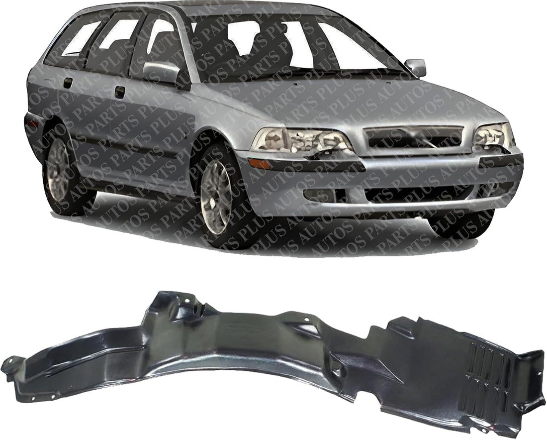 Front Fender Liner Right Passenger Side Direct Replacement Compatible With 2000 Volvo S40 / V40 VO1249103 308042662