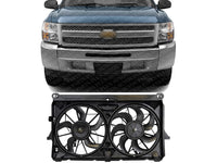Front Radiator Fan Shroud Assembly Direct Replacement Compatible with 2007-2013 Chevrolet Silverado 1500 GM3115211 15780788