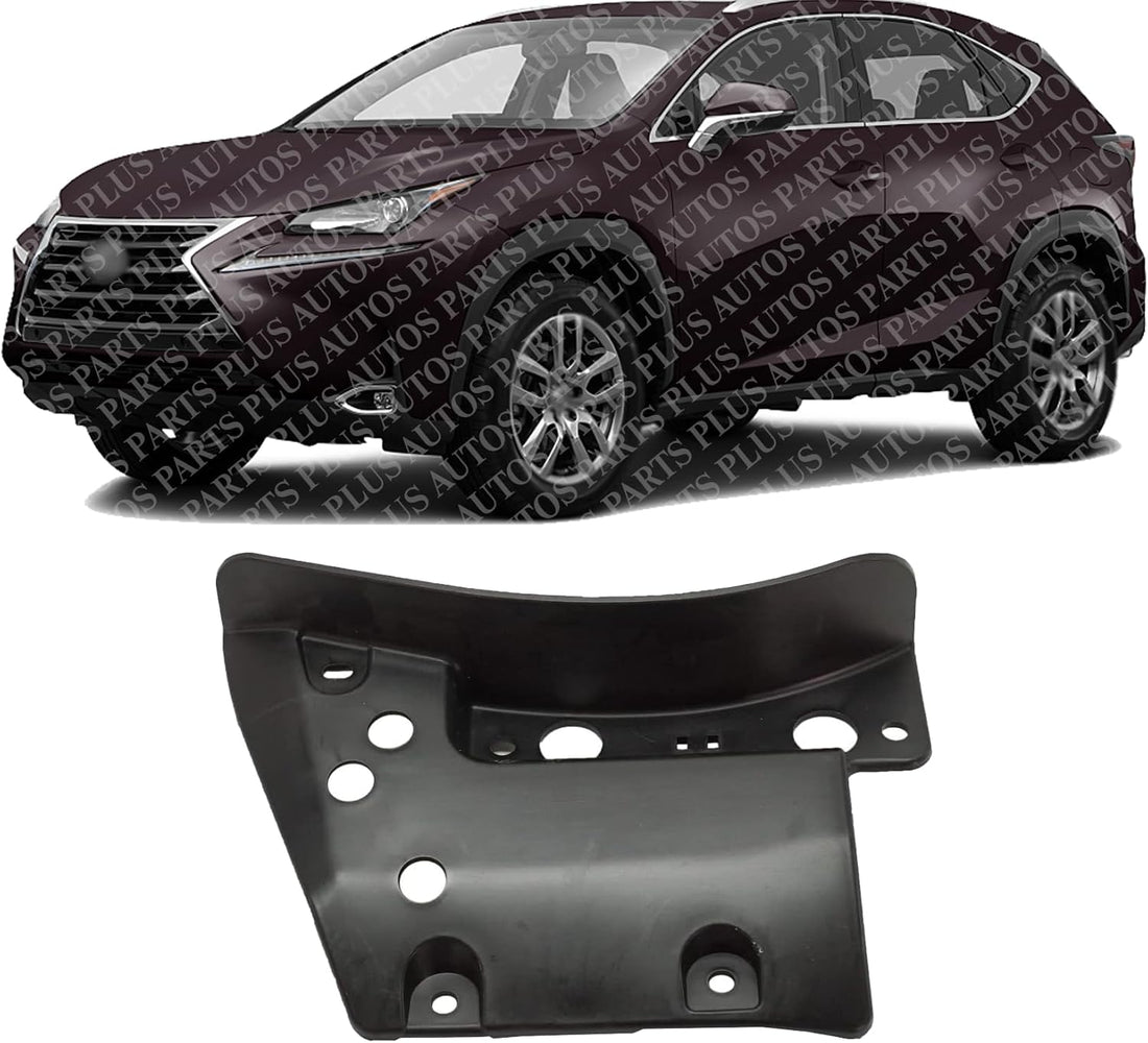 Front Section Fender Liner Left Driver Side Direct Replacement Compatible With 2015-2021 Lexus NX200t / NX300 / NX300h LX1250118 5389678011