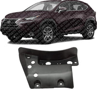 Front Section Fender Liner Left Driver Side Direct Replacement Compatible With 2015-2021 Lexus NX200t / NX300 / NX300h LX1250118 5389678011