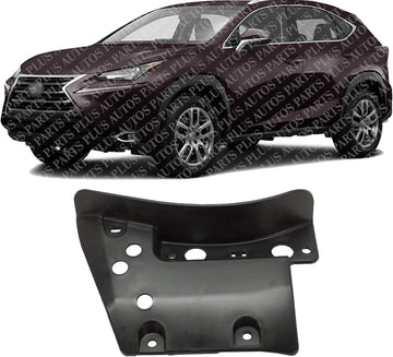 Front Section Fender Liner Left Driver Side Direct Replacement Compatible With 2015-2021 Lexus NX200t / NX300 / NX300h LX1250118 5389678011