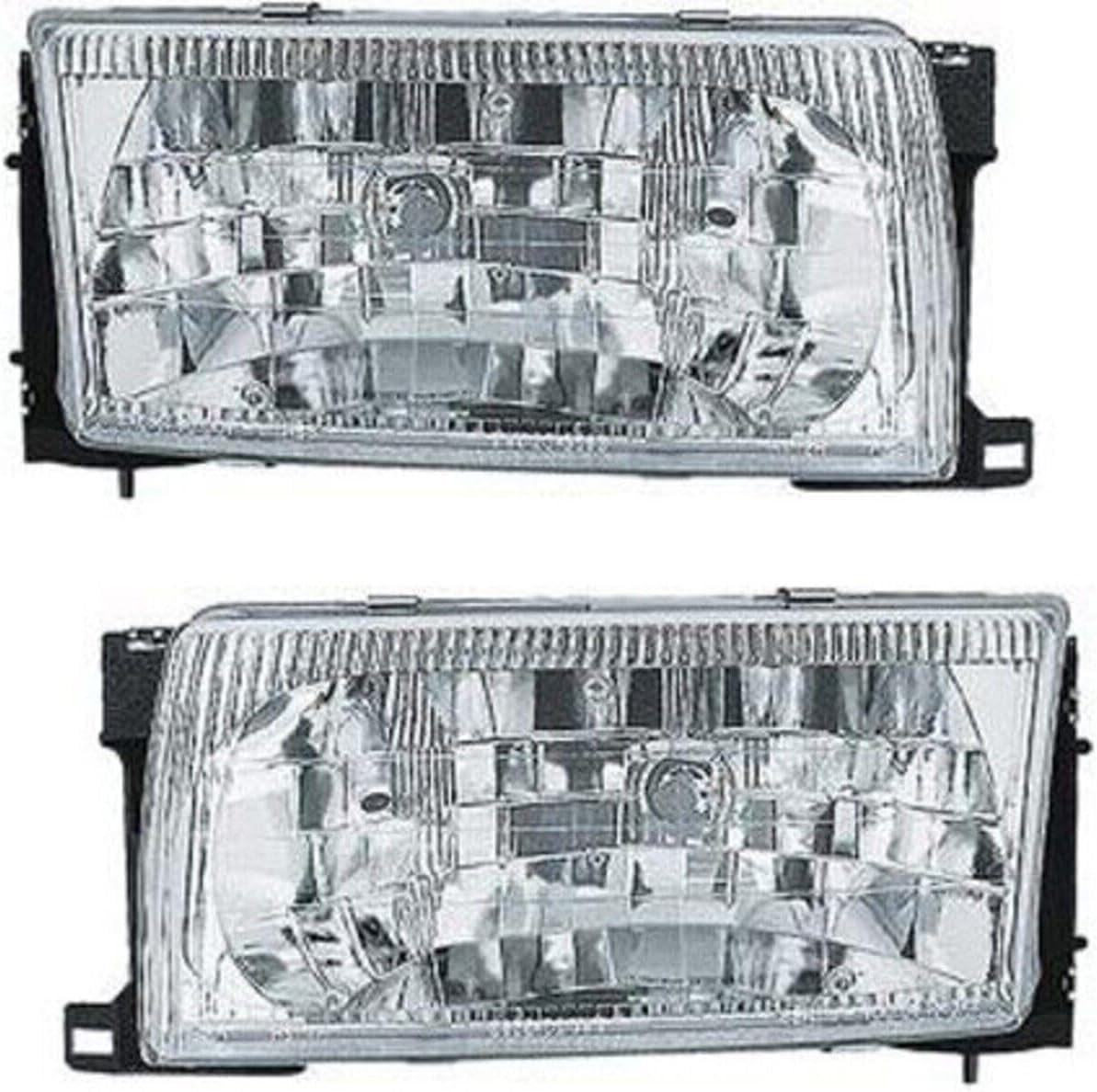 Set Of 2 Front Headlight Assembly Right Passenger & Left Driver Side Direct Replacement Compatible With 1996-1998 Mercury Villager/Nissan Quest NI2502119 NI2503119 F6XZ13N053BB
