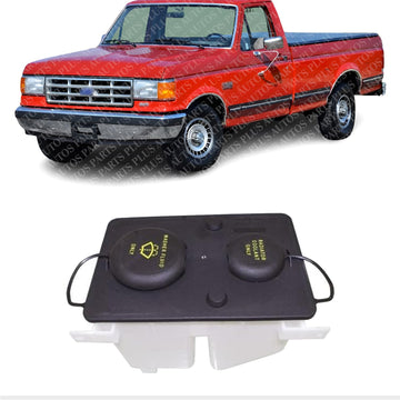 Coolant Reservoir Assembly With Cap & Pump Direct Replacement Compatible With 1987-1997 Ford F- Series FO1288171 E7TZ17618B-PFM