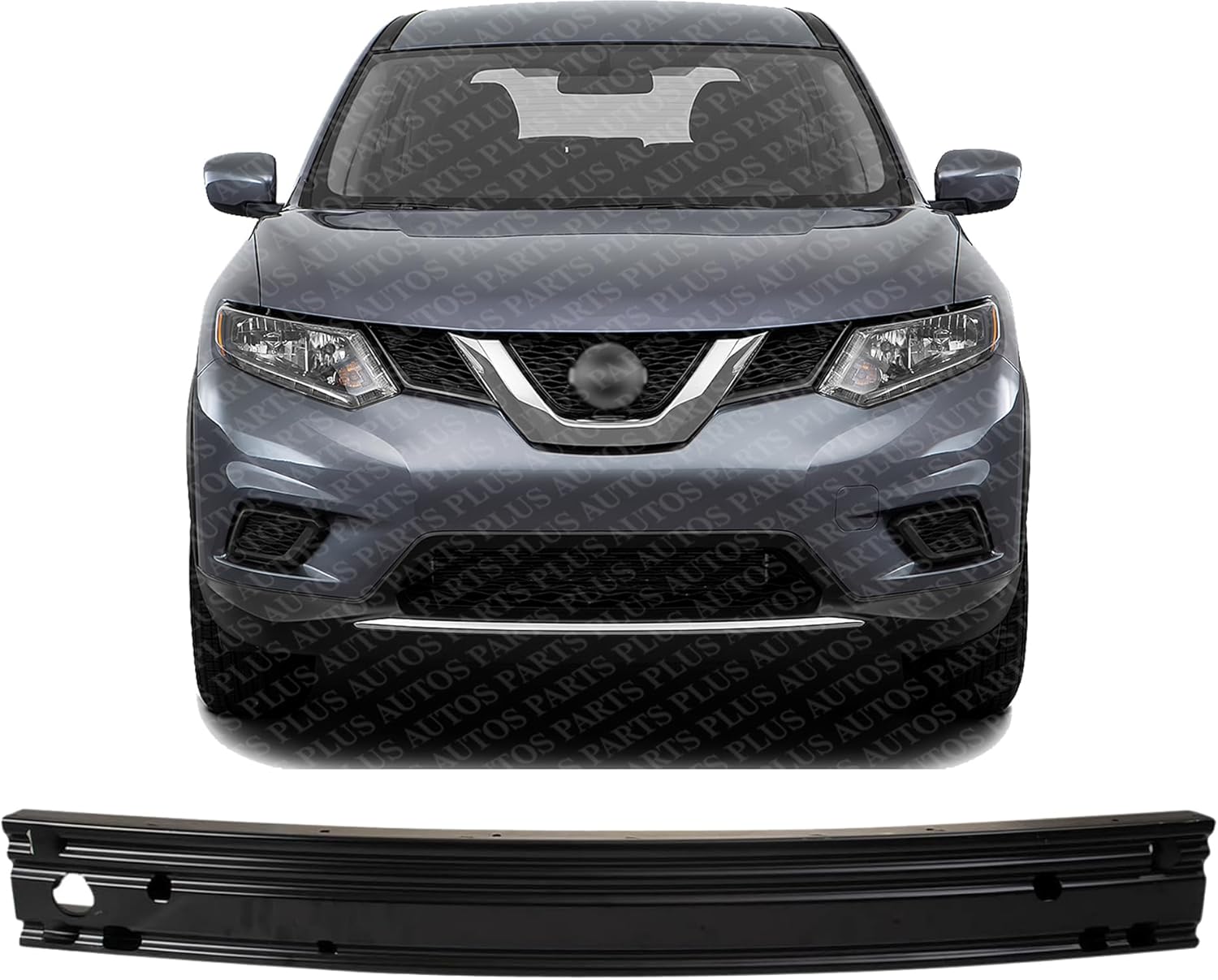 Front Bumper Reinforcement Steel Direct Replacement Compatible With 2016 Nissan Rogue NI1006260 620304CL0A