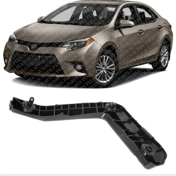 Front Bumper Support Bracket Left Driver Side Direct Replacement Compatible With 2014-2016 Toyota Corolla TO1042123 5211602240