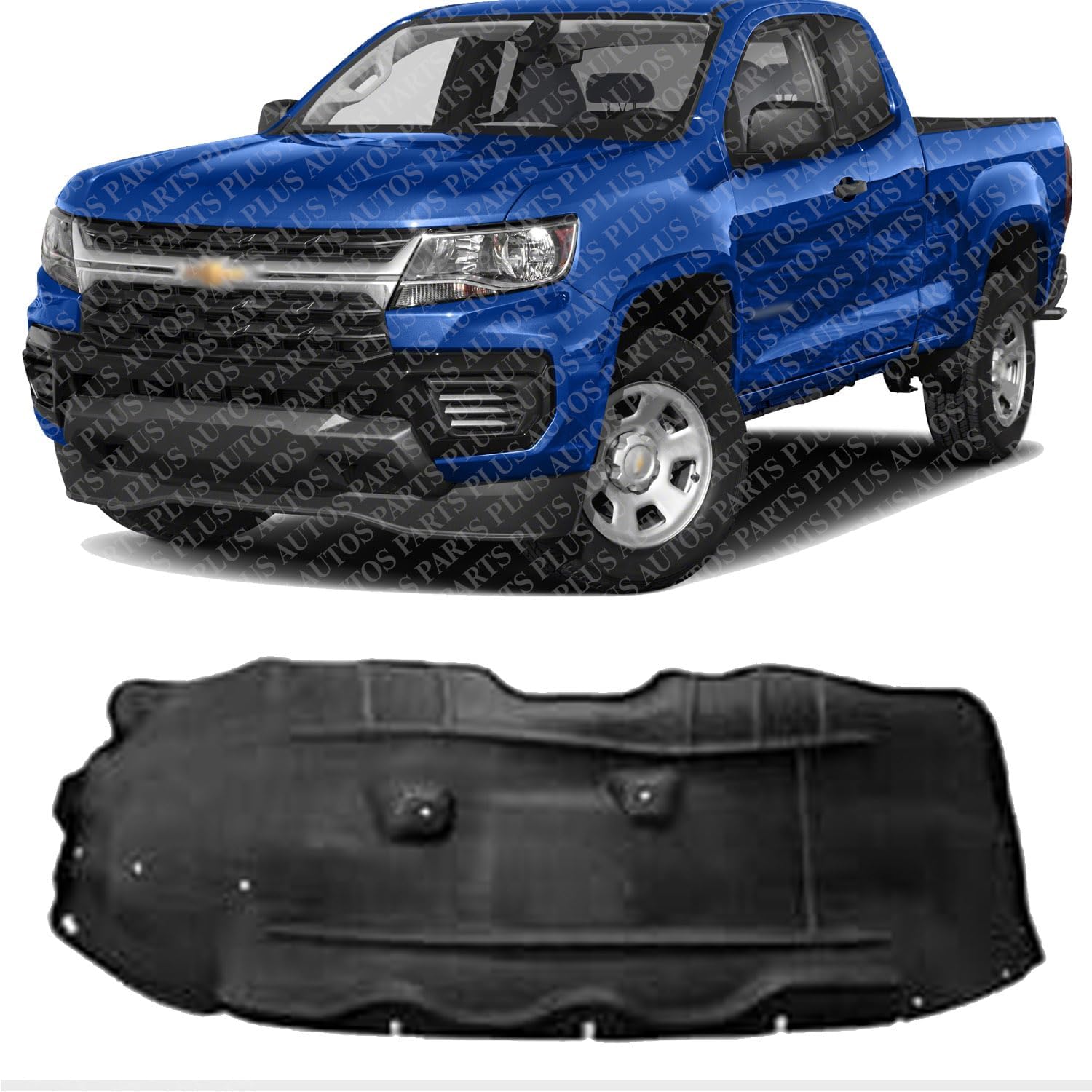 Front Fender Liner Left Driver Side Direct Replacement Compatible With 2015-2021 GMC Canyon / 2015-2022 Chevrolet Colorado GM1248263 84231356 84634867