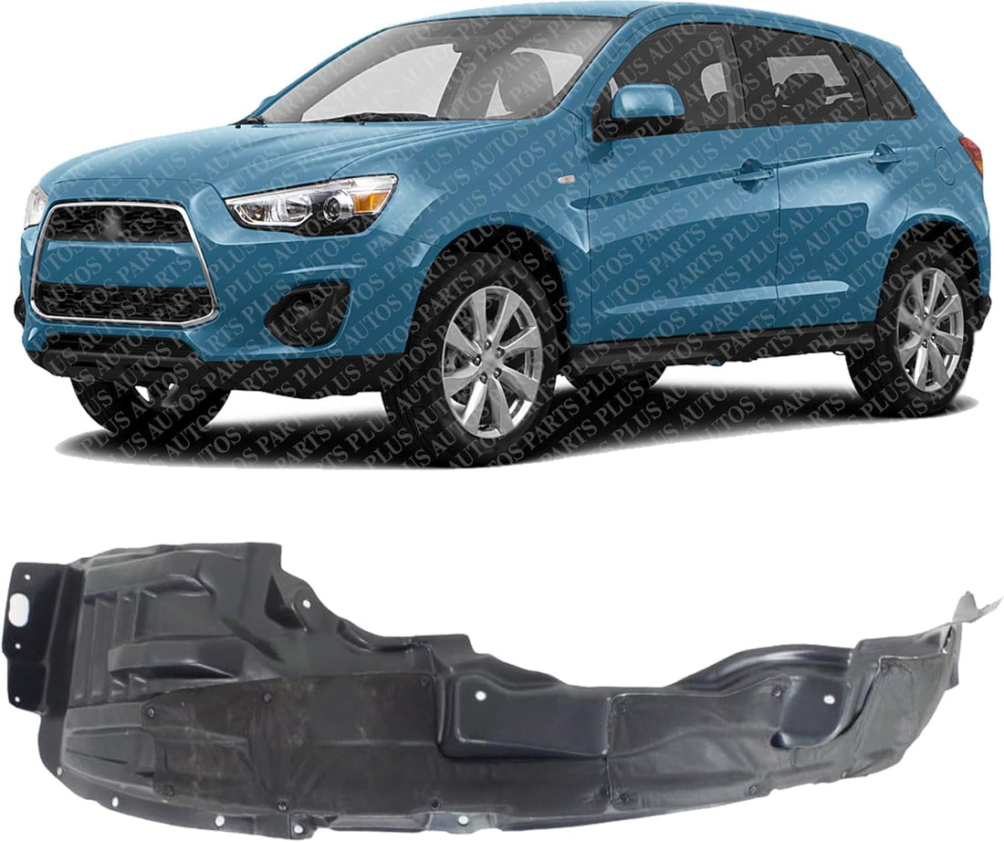 Front Fender Liner Left Driver Side Direct Replacement Compatible With 2014-2019 Mitsubishi Outlander Sport/Mitsubishi RVR MI1248127 5370C175 5370B959