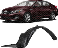 Front Fender Liner Left Driver Side Direct Replacement Compatible With 2014-2015 Kia Optima KI1248132 868112T500