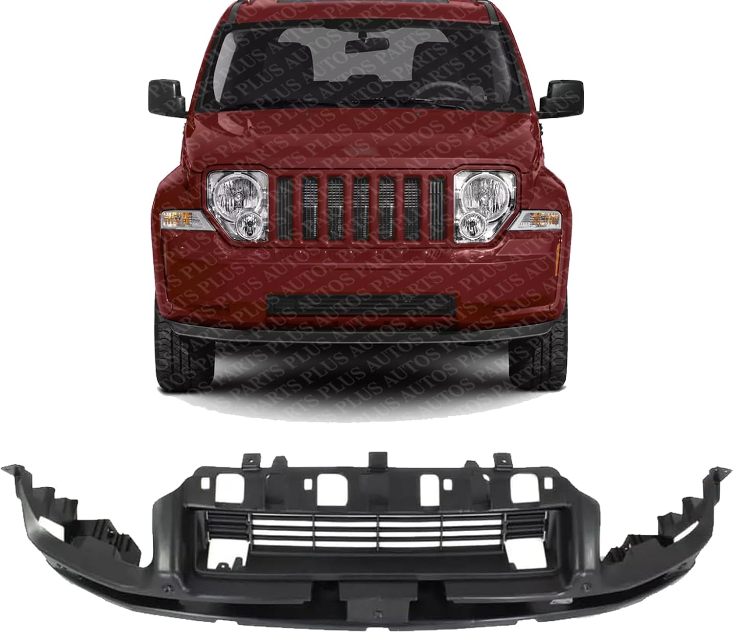 Front Bumper Absorber Direct Replacement Compatible With 2008-2012 Jeep Liberty CH1070819 57010120AC