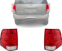 Set of 2 Tail Lights Lens And Housing Right Passenger & Left Driver Side Direct Replacement Compatible With 2003-2006 Ford Expedition FO2801166 FO2800166 2L1Z13404AB 2L1Z13405AB