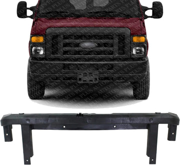 Front Upper Grille Header Panel Plastic Direct Replacement Compatible With 2008-2021 Ford E-Series FO1223112 8C2Z8A284A