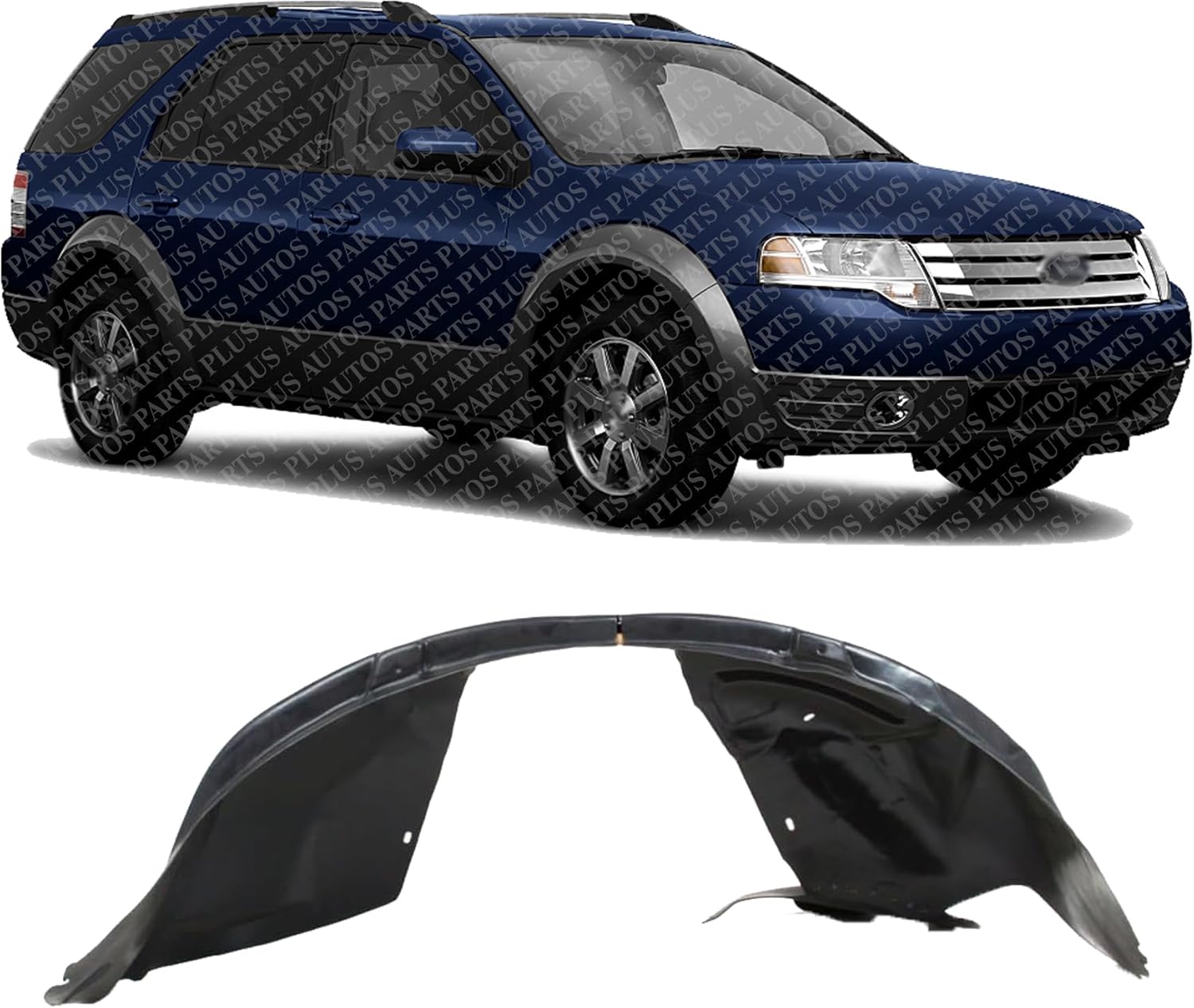 Front Fender Liner Right Passenger Side Direct Replacement Compatible With 2008-2009 Ford Taurus FO1249134 8F9Z16102A