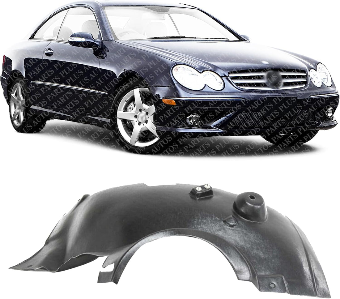 Front Upper Section Fender Liner Right Passenger Side Direct Replacement Compatible With 2003-2009 Mercedes Benz CLK-Class MB1249137 2098840622