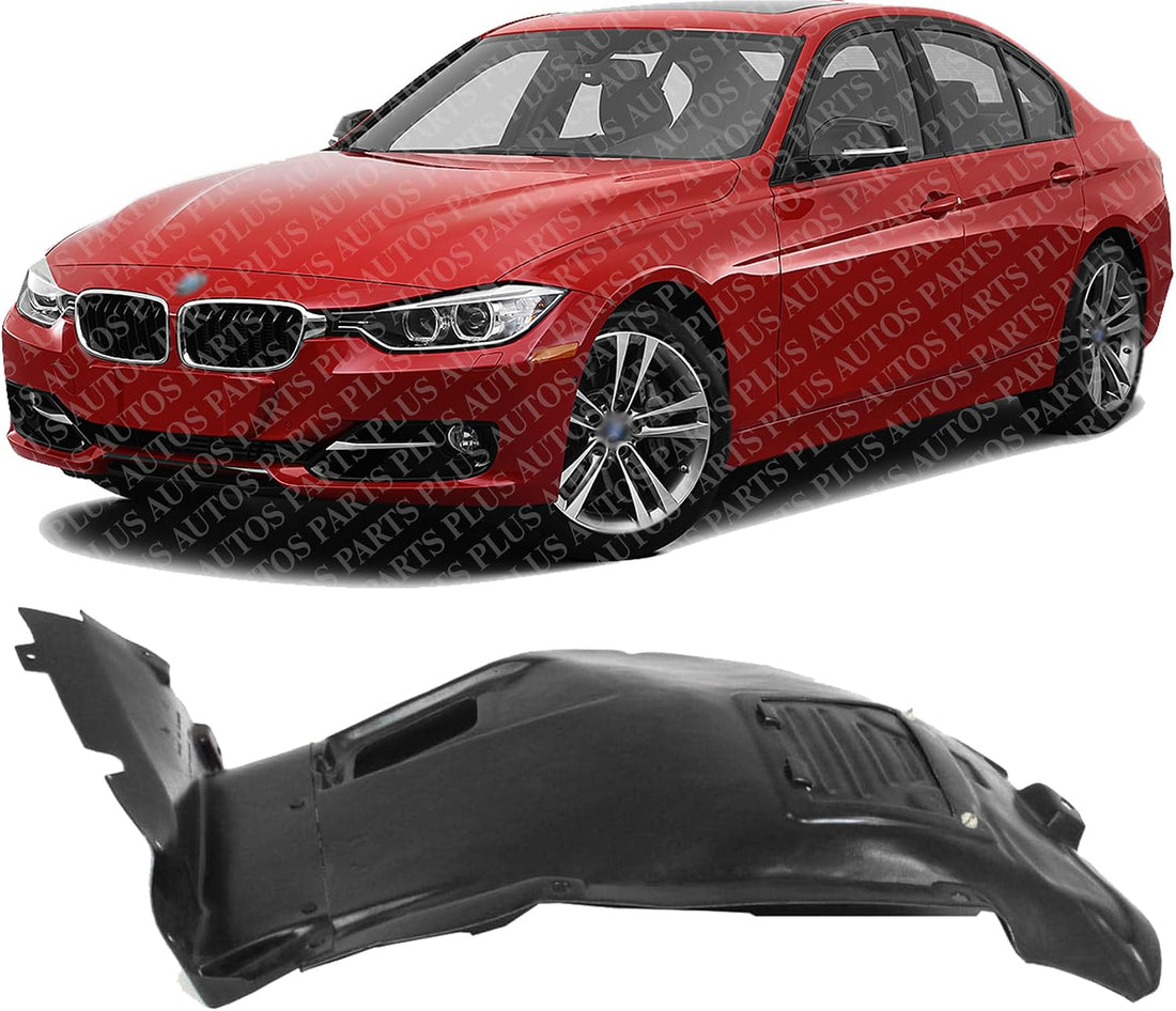 Front Section Fender Liner Left Driver Side Direct Replacement Compatible With 2006-2012 BMW 3-Series BM1250115 51718040101