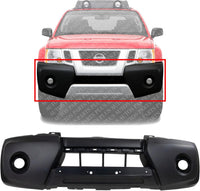 Front Bumper Cover Primed Direct Replacement Compatible With 2009-2015 Nissan Xterra NI1000264 FBM22ZL0MA