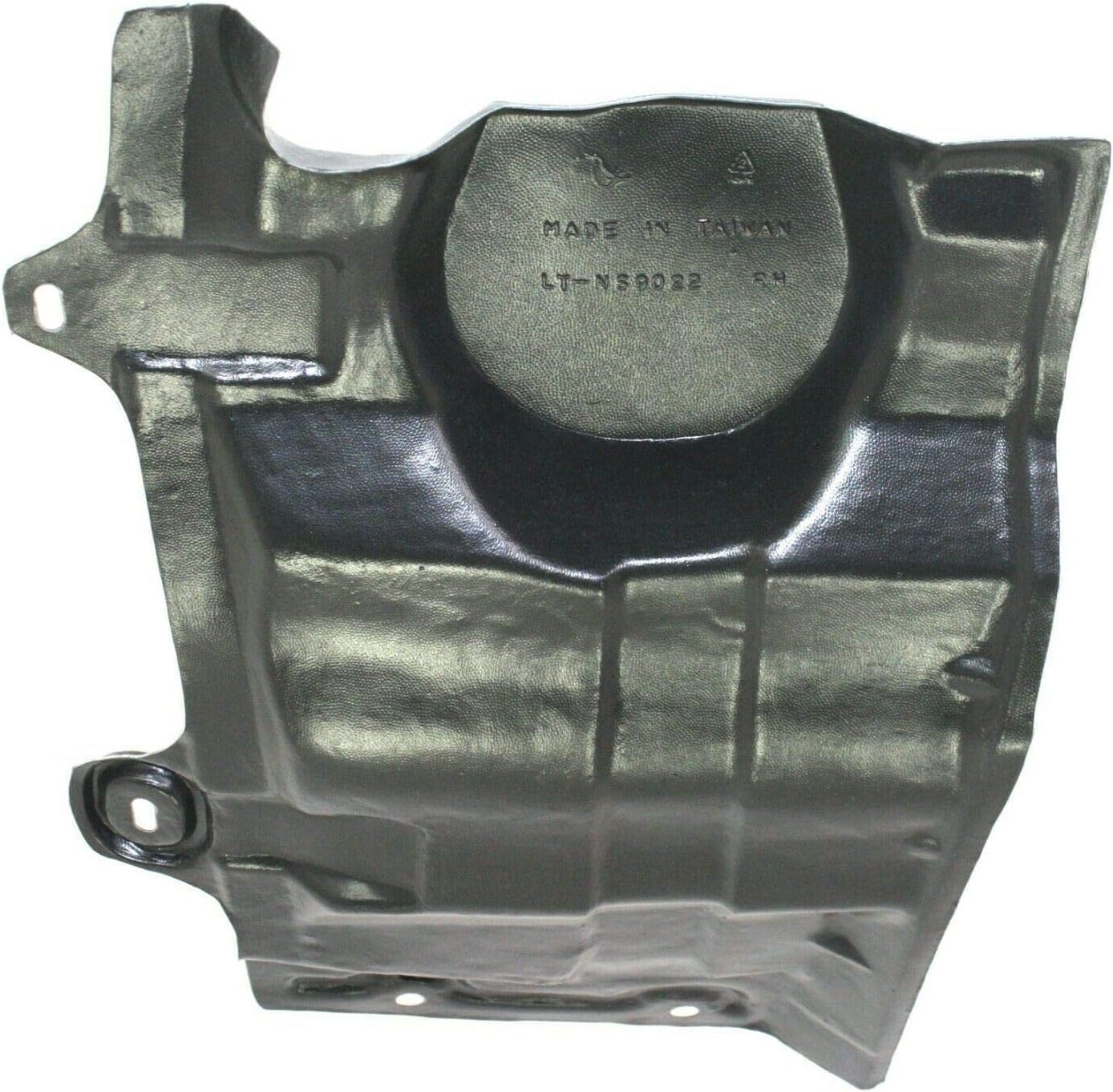 Front Engine Splash Shield Under Cover Right Passenger Side Direct Replacement Compatible with 2002-2006 Nissan Altima NI1228117 648383Z800