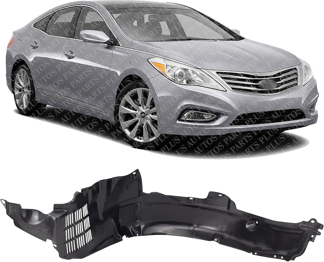 Front Fender Liner Right Passenger Side Direct Replacement Compatible With 2006-2010 Hyundai Azera HY1249112 868123L000