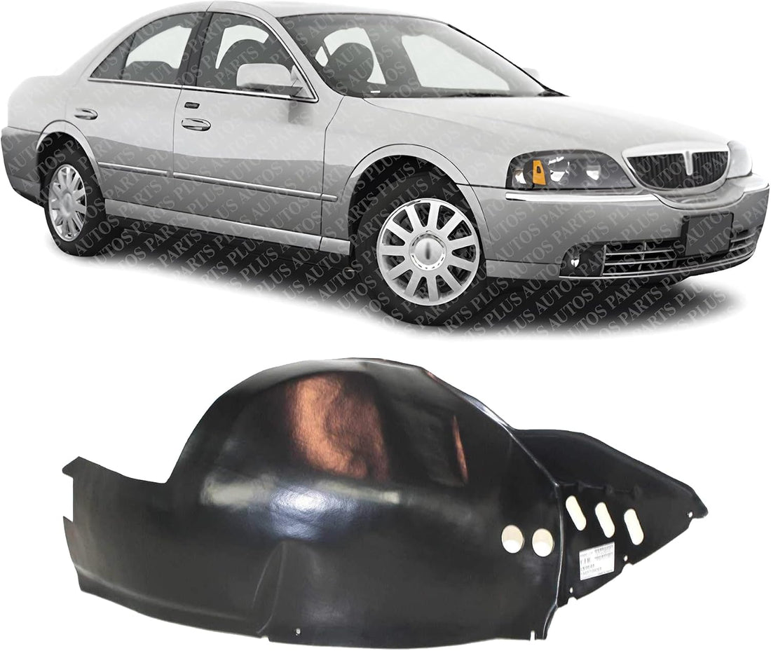 Front Section Fender Liner Right Passenger Side Direct Replacement Compatible With 2000-2003 Lincoln LS FO1711106 XW4Z16102BA