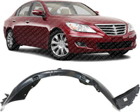 Front Fender Liner Right Passenger Side Direct Replacement Compatible With 2009 Hyundai Genesis HY1249117 868123M000