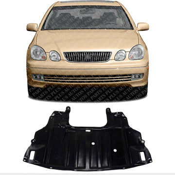 Front Lower Engine Splash Shield Under Cover Direct Replacement Compatible with 1998-2005 Lexus GS300 LX1228107 5144130250