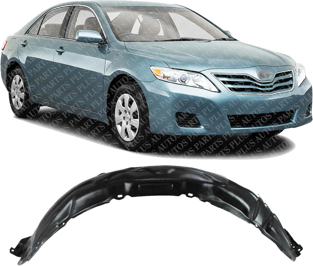 Front Fender Liner Right Passenger Side Direct Replacement Compatible With 2007-2011 Toyota Camry TO1251122 5387506060