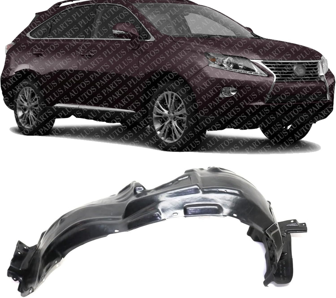 Front Fender Liner Right Passenger Side Direct Replacement Compatible With 2013-2015 Lexus RX350 / RX450h LX1249120 538050E060