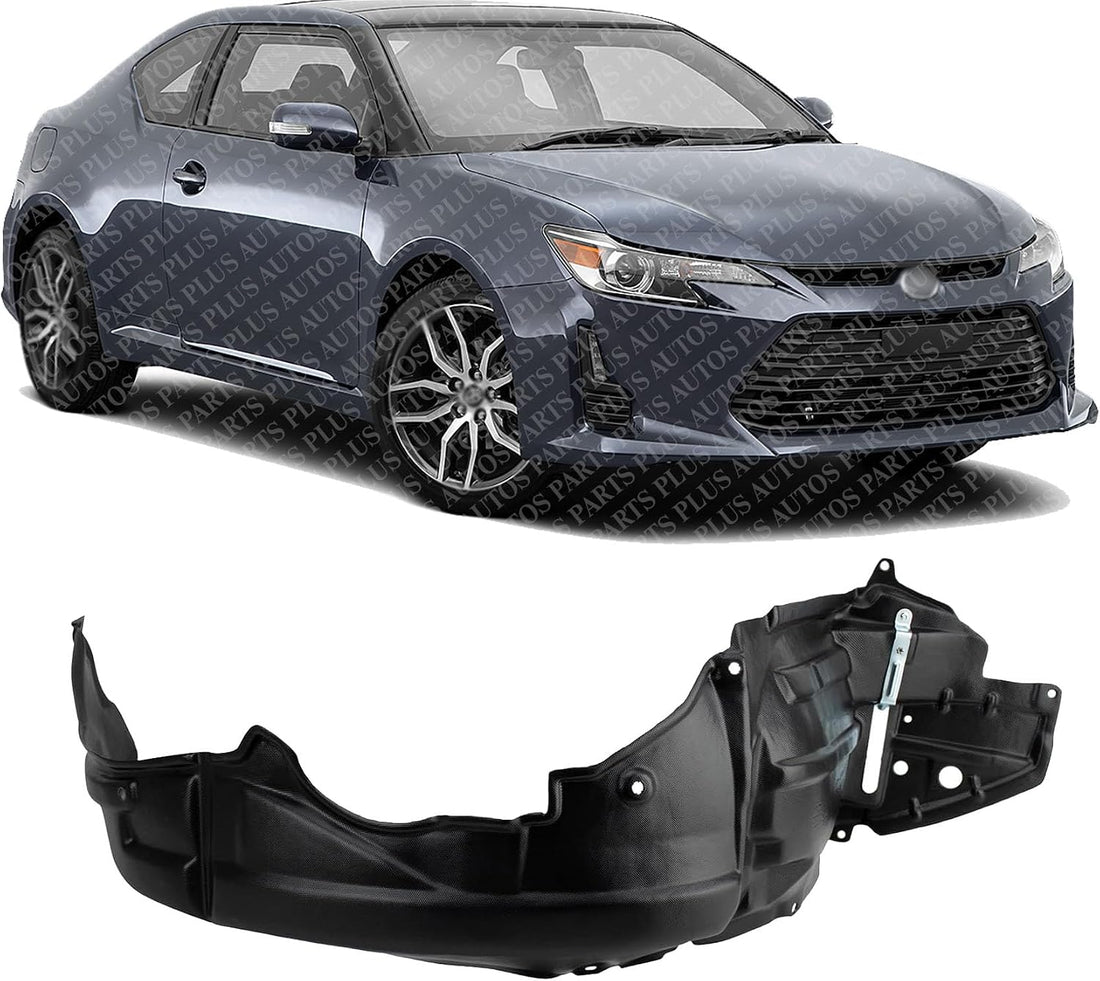 Front Fender Liner Right Passenger Side Direct Replacement Compatible With 2014-2016 Scion tC SC1249111 5387521110