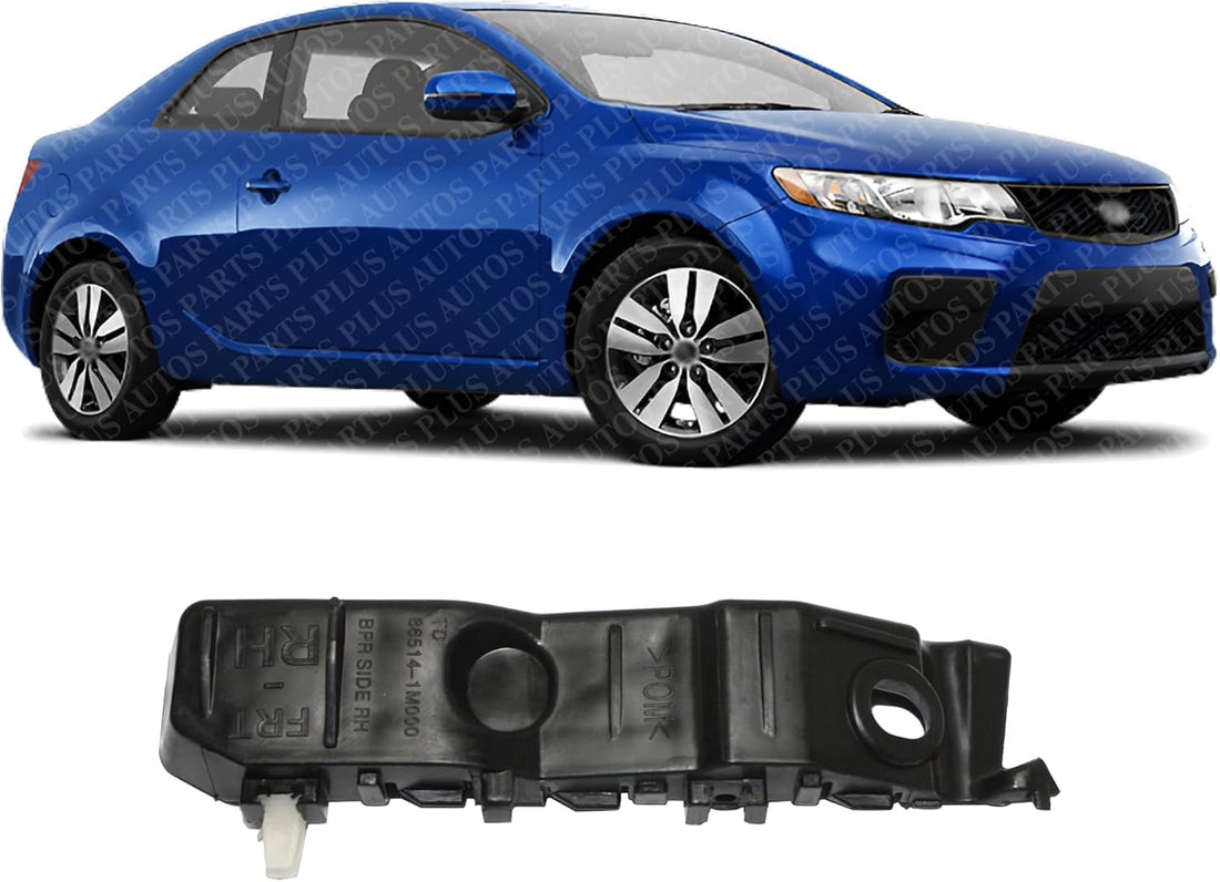 Front Bumper Bracket Right Passenger Side Direct Replacement Compatible With 2010-2013 Kia Forte KI1067106 865141M000