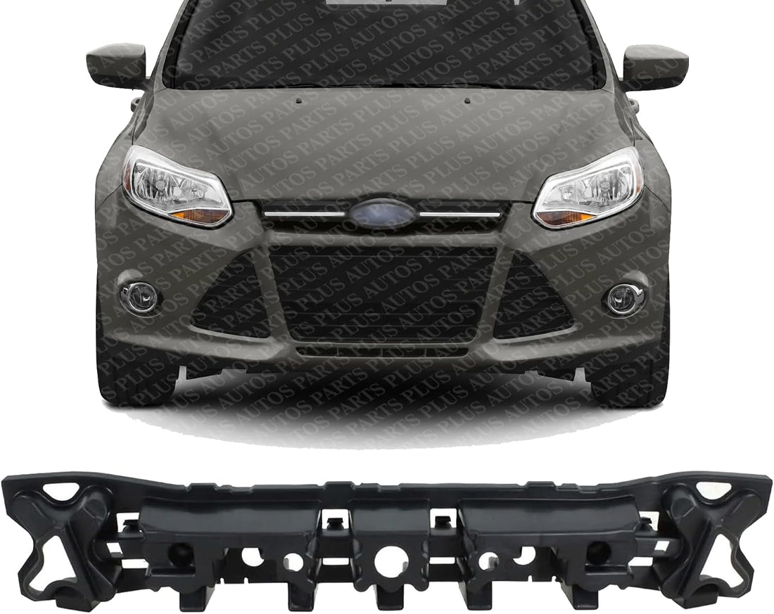 Front Bumper Energy Absorber Plastic Direct Replacement Compatible With 2012-2014 Ford Focus FO1070181 CP9Z17C882A