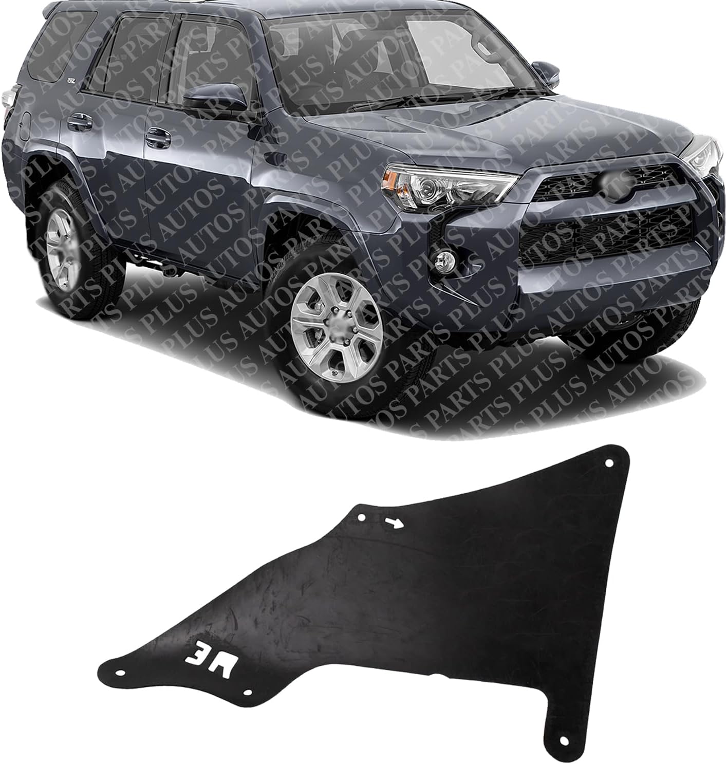Front Fender Liner Left=Right Side Direct Replacement Compatible With 2010-2023 Toyota 4Runner TO1250136 5388560030
