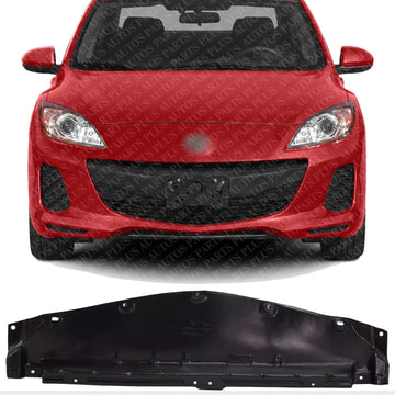 Front Engine Splash Shield Under Cover Direct Replacement Compatible with 2010-2013 Mazda 3 MA1228113 BBM456112E
