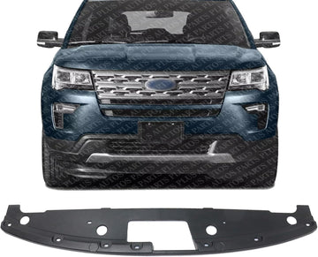 Front Radiator Support Cover Plastic Direct Replacement Compatible With 2016-2019 Ford Explorer FO1224120 FB5Z8A284AA