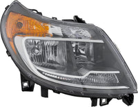 Front Head Light Assembly Right Passenger Side Direct Replacement Compatible With 2014-2022 Ram ProMaster 1500 2500 3500 CH2503291 68154588AL 68154588AK 68154588