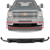 Front Bumper Lower Valance Air Deflector Textured Direct Replacement Compatible With 2011-2014 Chevrolet Silverado 2500 HD / 3500 HD GM1092213 19370763