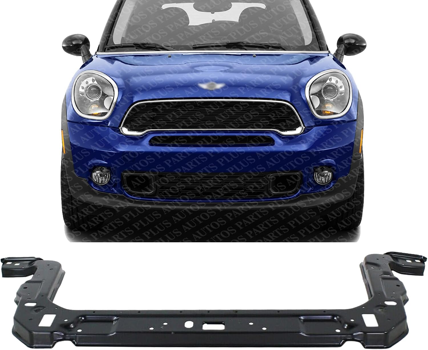 Front Radiator Support Upper Tie Bar Steel Direct Replacement Compatible With 2011-2016 Mini Cooper Countryman / 2013-2016 Paceman MC1225107 51649802026